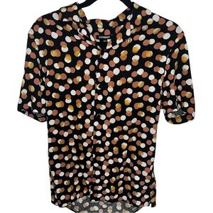 Express Multicolor Polka Dot Shirt